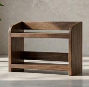 The Ro Kitchen Caddy | Handcrafted Countertop & Wall Shelf | Scandinavian Redwood