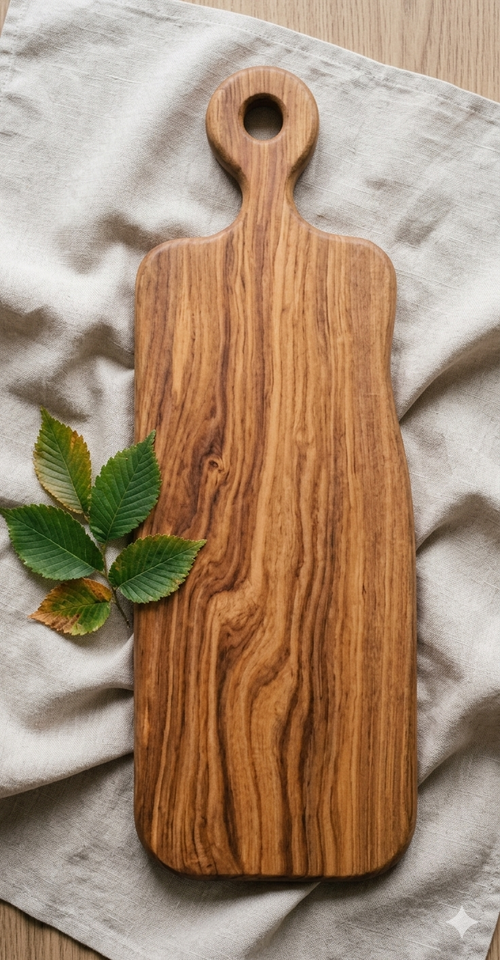 Ancient British Elm Chopping Board – Certified Provenance & Handmade Craftsmanship