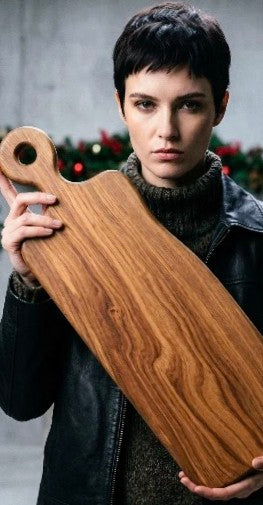 Ancient British Elm Chopping Board – Certified Provenance & Handmade Craftsmanship